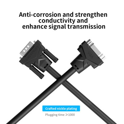 Cáp chuyển đổi VGA Male to Female HD Hỗ trợ 1080P Full HD cho Máy tính xách tay PC Máy chiếu HDTV