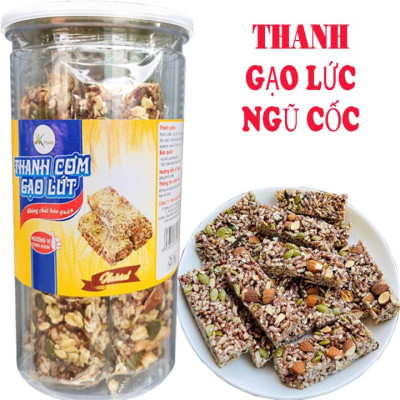 [Combo 2 Hũ] Thanh Gạo Lứt Ngũ Cốc Siêu Hạt Thơm Ngon SK FOOD - Mỗi Hũ 250g