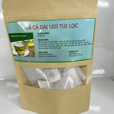 Trà cà gai leo túi lọc ( Mỗi hộp gồm 30 gói 5g) - Giúp thanh nhiệt mát gan, cải thiện các vấn đề cho gan