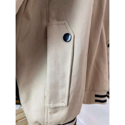 Áo khoát gió nam dây kéo ngang viền bo thời trang cá tính-A1017