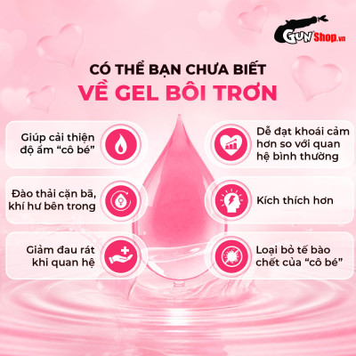 Gel bôi trơn tăng khoái cảm nữ Shell Love - Chai 50ml