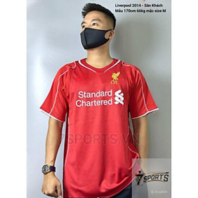 Áo Bóng Đá Retro Liverpool 2014 - Sân Nhà bản cao cấp vải Cotton Polyester