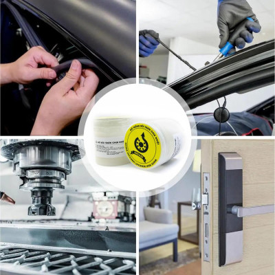 Mỡ trắng bôi trơn giảm chấn, Grease chống rỉ sét. giảm tiếng cọt kẹt trên ô tô kèm chổi quét