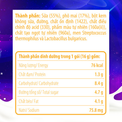 [Mua 2 tặng 1 Móc Khóa Gấu] Sữa Chua Sấy Thăng Hoa IYaua Gấu Hạt Nút Vị PHÔ MAI Túi 16G