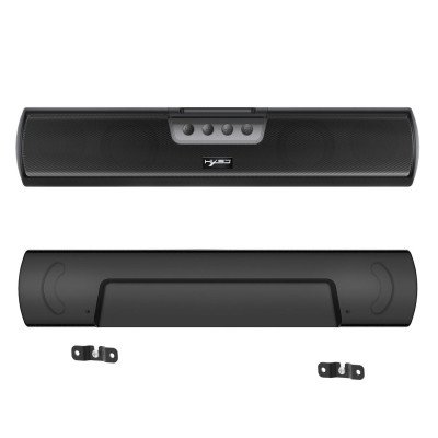 Loa HXSJ Q3 Bluetooth không dây 5.0 20W Soundbar Âm thanh nổi 3D với Mic AUX IN USB TF Card Music