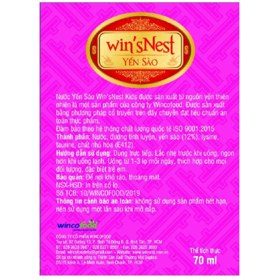 Combo 10 lọ Nước yến sào win