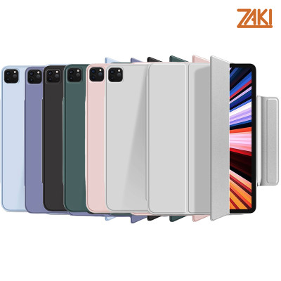 Bao da nam châm dành cho iPad Air 6 M3/M2 11"/13"/Pro M4 2024 11"/13" Zaki siêu mỏng - Hàng Chính Hãng