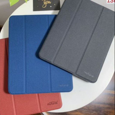 Case bao da chống sốc canvas cho iPad Air 4 / Air 5 M1 10.9 inch hiệu Mutural Yashi Series trang bị ngăn đựng bút, thiết kế tản nhiệt, hỗ trợ smartsleep - hàng nhập khẩu