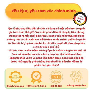 Gel bôi trơn gốc nước Pjur Aqua chai 100ml nuôi dưỡng làn da khô an toàn lành tính không chứa dầu chất béo