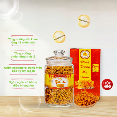 Đông Trùng Hạ Thảo Sấy Thăng Hoa Thiên Ân - Hũ 40g