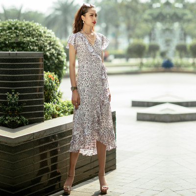 Đầm Midi Đầm Dài Đầm Đắp Vạt DRE109 Thời trang thiết kế Hity