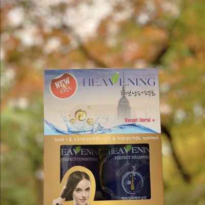 Bộ chăm sóc tóc dưỡng chất suôn mượt Heavening (Set 01 Gội & 01 Xả)