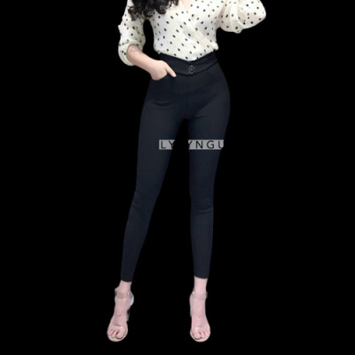 QUẦN LEGING NỮ CẠP CHÉO GEN BỤNG XUẤT HÀN_LOANBOUTIQUE