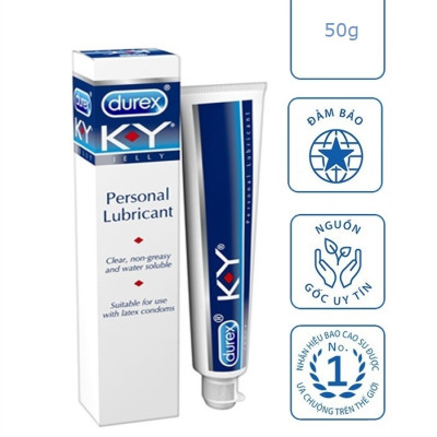 Kem Bôi Trơn Durex KY Jelly 50g - Gốc Nước - Nhập Khẩu Thái Lan - Che Tên Sản Phẩm