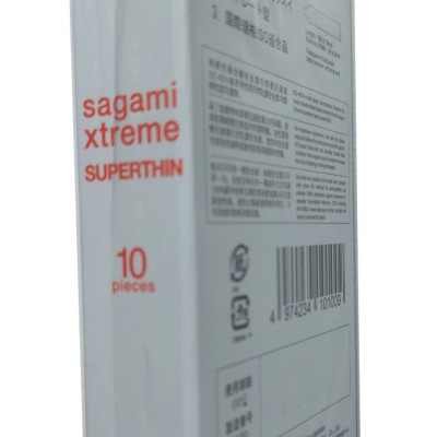 Bao Cao Su Sagami Superthin - 10s - Mỏng - Kiểu Truyền Thống - Che Tên Sản Phẩm