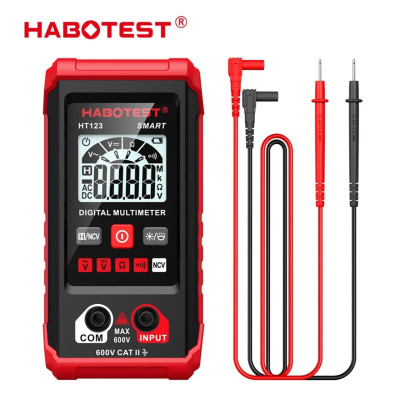 Đồng Hồ Vạn Năng Kỹ Thuật Số Mini HT123 - Đo Điện Áp AC/DC Tự Động, Thông Minh