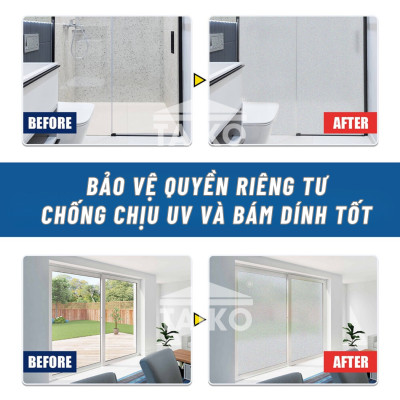1 Kg Keo Sơn Mờ Kính Chống Nhìn Trộm TAIKOMI, Keo Sơn Bóng Mờ Kính Văn Phòng, Mờ Kính Cửa Sổ, Nhà Tắm, Phòng Ngủ