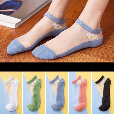 Set 10 Đôi Tất Ren Lưới Hoa Cúc - (Giao Ngẫu Nhiên Mẫu)