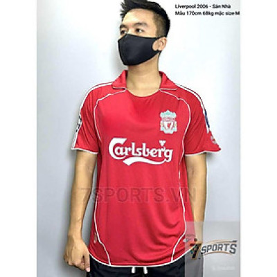 Áo Bóng Đá Retro Liverpool 2006 - Sân Nhà bản cao cấp vải Cotton Polyester
