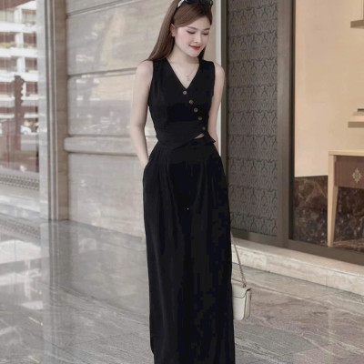 SET ÁO KIỂU ĐÍNH NÚT  3 MÀU Y HÌNH  