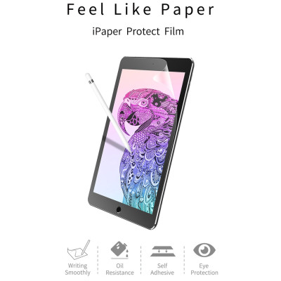 Dán màn hình iPad Paper-like dành cho iPad Pro 11 inch M4 2024 / Ipad Air 6 11 inch M2 / iPad Pro 13 inch M4 2024 / Ipad Air 13 inch M2 hiệu Wiwu chống vân tay cho cảm giác vẽ như trên giấy - Hàng Chính Hãng