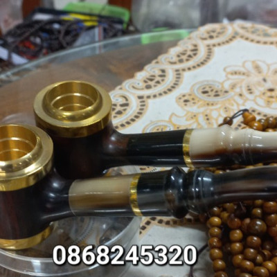 Tầu hút thuốc sì gà phong cánh lịch mãn đẳng cấp gỗ trắc đỏ đen 