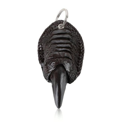 Móc khóa chân đà điểu màu nâu đất HC8428