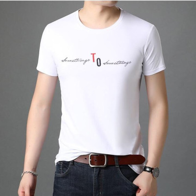 Áo Thun Nam Cotton Cổ Tròn Phối Hình Cao Cấp ShopN6 - AT06 (Nhiều Màu)