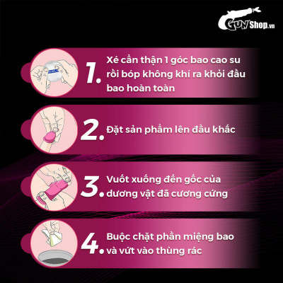 Bao cao su Shell Play Choker 6 tính năng - Hộp 10 cái  + 1 Play Box Choker