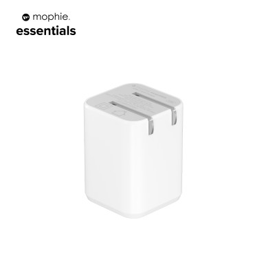 Sạc mophie Essential 33W USB-C GaN dành cho iPhone/SamSung/Android/Tablet, 1 đổi 1 - Hàng chính hãng