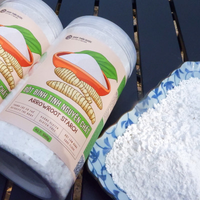 Bột Bình Tinh Nguyên Chất - Tinh Bột Củ Dong - Đặc Sản Bình Định Xứ Nẫu - Thanh Nhiệt, Mát Gan, Tốt Cho Tiêu Hoá