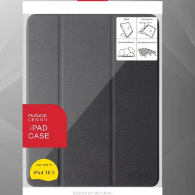 Bao da Mutural Tailor dựng đứng có khay bút dành cho iPad Pro 12.9 inch ( 2020 )