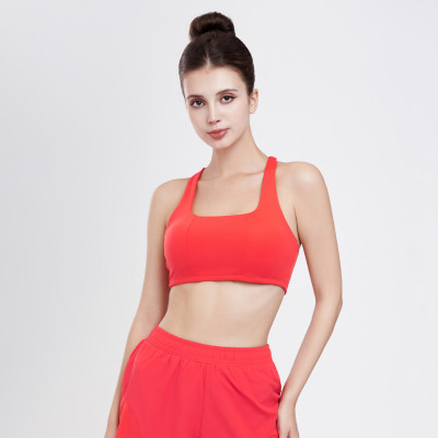 Áo Bra Tập Yoga Gym Hibi Sports BA516 Kiểu 2 Dây Đan Chéo, Kèm Mút Ngực