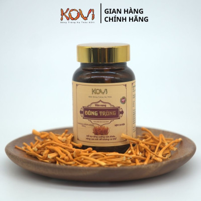 Viên nang tinh chất đông trùng hạ thảo KOVI 300g | 30 viên | Tiện lợi dễ sử dụng