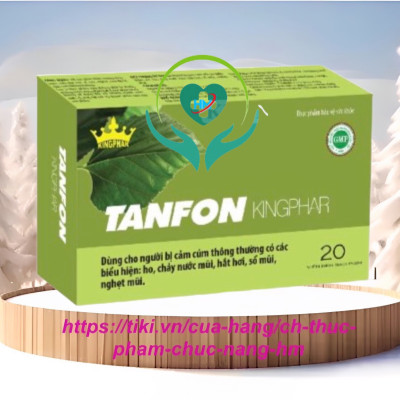 Viên uống giải cảm  Tanfon Kingphar, hộp 20v, dùng cho người bị cảm cúm