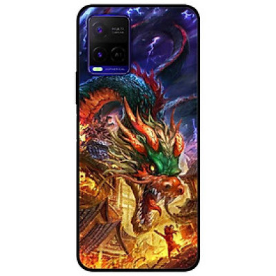 Ốp lưng dành cho Vivo Y21 - Vivo Y21s mẫu Rồng Nổi Giận