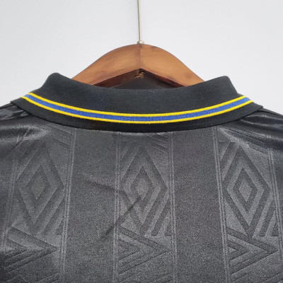 Áo Bóng Đá Retro Manchester United 1993 - Sân Khách bản cao cấp vải Cotton Polyester