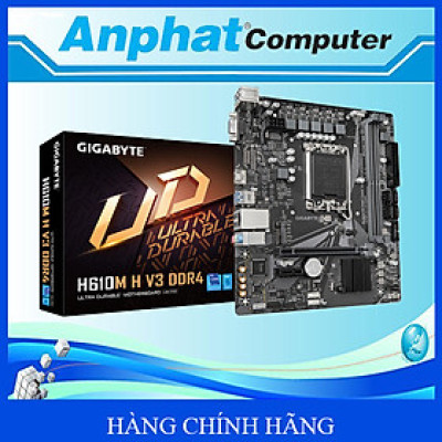 Bo Mạch Chủ Main Gigabyte H610M H V3 DDR4 (BULK) Socket LGA1700 - Hàng Chính Hãng