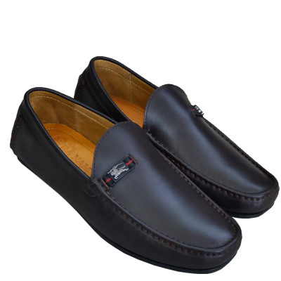 Giày Mọi Nam Đế Âm Da Bò Thật TiTi ĐÔ Cao Cấp GM2063d