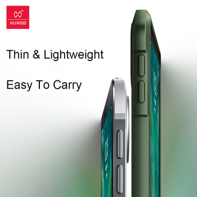 Ốp lưng thể thao chống sốc mỏng 8.8mm cho iPad Pro 11 2021 Chip M1 / iPad Pro 11 2020 hiệu XUNDD Beetle Series Gen 2 mặt lưng trong suốt viền màu chết liệu TPU bảo vệ toàn diện - hàng nhập khẩu