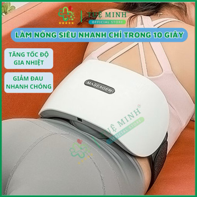 Đai Massage Bụng Hỗ Trợ tan Mỡ Bụng, Xoa Bóp Cùng Lúc Làm Nóng, Mát Xa Cổ Vai Lưng Đùi  Megou TY-308 BH 1 Năm