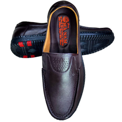 Giày Mọi Nam Da Bò Thật TiTi ĐÔ Cao Cấp GM2036d