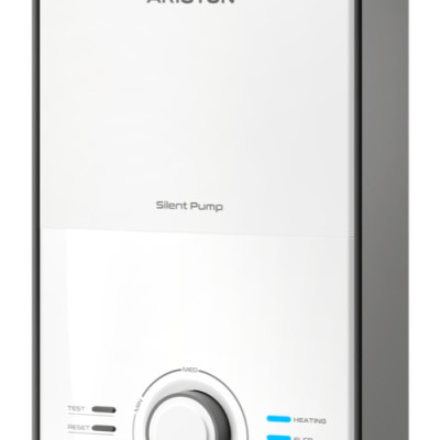 MÁY NÓNG TẮM TRỰC TIẾP ARISTON AURES PREMIUM 4.5P IVORY - Hàng chính hãng( Chỉ giao HCM)