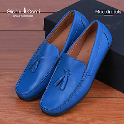 Giày Da Nam Chính Hãng Italy - Màu Xanh Sang Trọng - 9643BLU