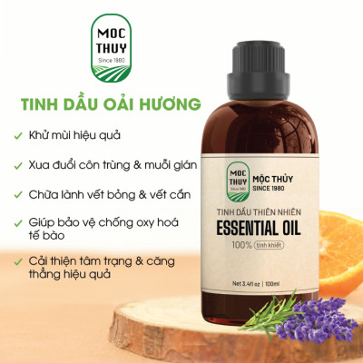 Tinh Dầu Oải Hương - Lavender nguyên chất hữu cơ MỘC THỦY- Đạt chuẩn chất lượng, giá tốt độc quyền