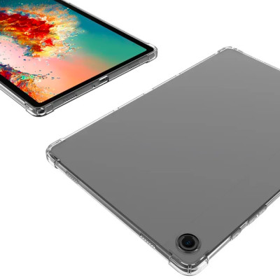 Ốp lưng cho Samsung Galaxy Tab A9 Plus silicon dẻo trong suốt chống sốc - hàng nhập khẩu 