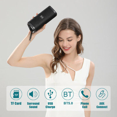 Loa Bluetooth 5.0 không dây Smalody YXSM8090BT âm thanh nổi không thấm nước