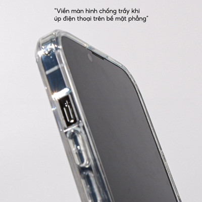Ốp lưng giảm sốc chống va đập chống ố vàng cho  iPhone 15 Pro Max / 15 Pro / 15 Plus / iP 15 hiệu X-level ICE Crystal trang bị đệm khí ẩn bốn góc, Mặt lưng PC chống ố vàng - Hàng nhập khẩu