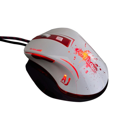 Chuột có dây Ajazz AJ100 6 phím A98001600/300/600/600/800 DPI sặc sỡ sắc màu