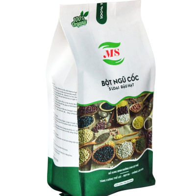 Bột ngũ cốc dinh dưỡng cao cấp 05 loại đậu & hạt ( không đường ) - MS - (500gr)